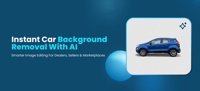 Demonstration of instant car background removal using AI, emphasizing the vehicle against a clean, neutral backdrop