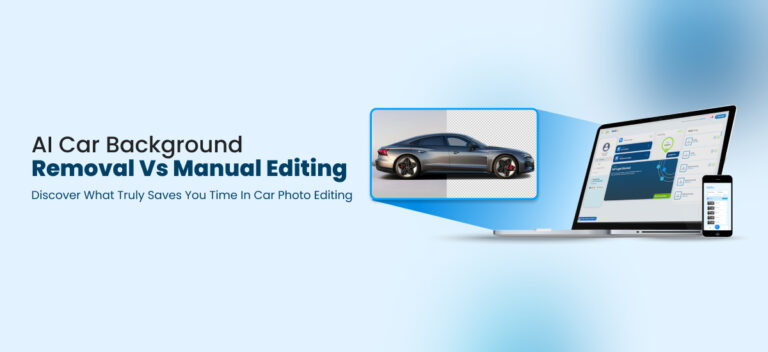 Visual comparison showcasing AI car background removal against conventional editing, emphasizing efficiency and quality.