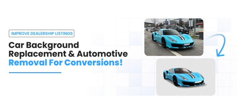 . Visual representation of car background replacement and automotive removal techniques for vehicle conversions